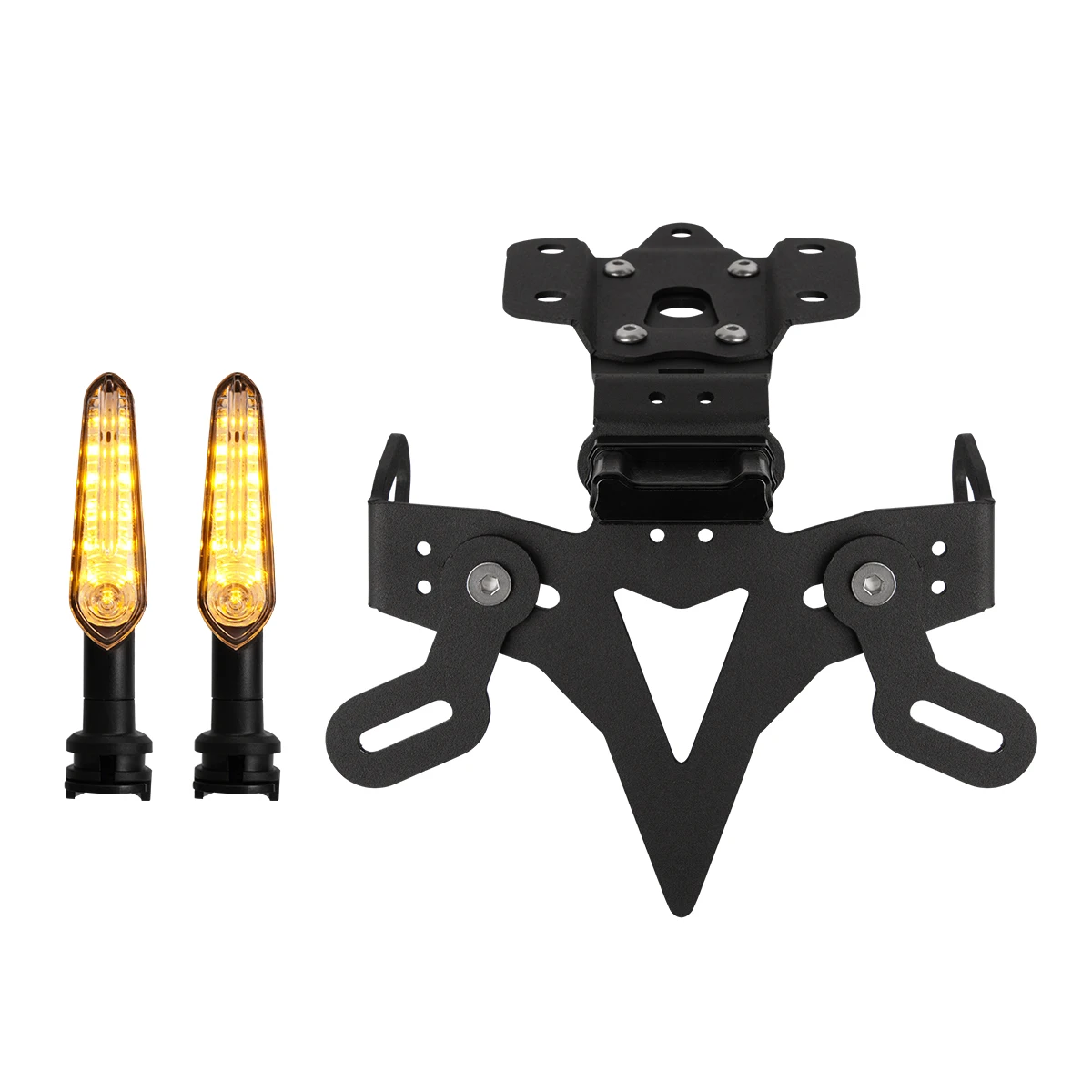 오토바이 리어 테일 깔끔한 펜더 라이센스 플레이트 홀더 브래킷 Yamaha MT-07/FZ-07 2013-2023 액세서리