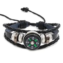 Enhanced Tactical Wristband Compass for Outdoor Survival and Adventure (Black)