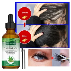 Hair Thickening Castor Oil for Hair Growth Treatment Preventing Baldness Anti Hair Loss Roots Shining Nourishing Enhancing Care