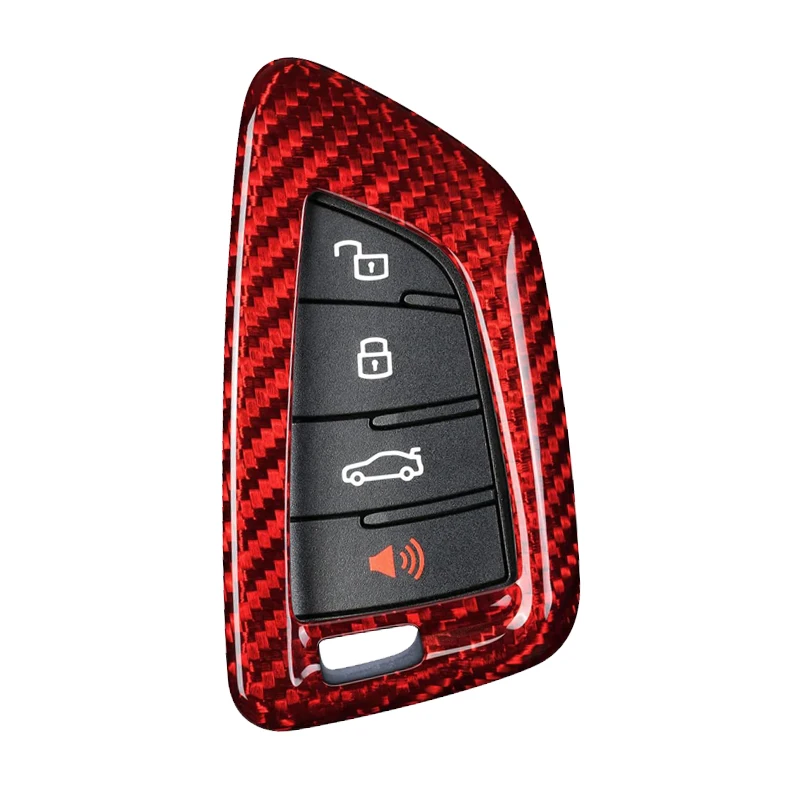 Copri Chiave Per Toyota Supra, Custodia Protettiva Per Portachiavi In Vera Fibra Di Carbonio Adatta Per Toyota Supra A90 Portachiavi Accessori Per Aut