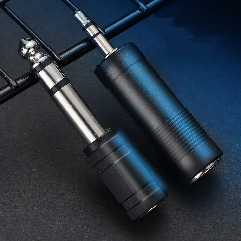 Audio Adapter 3.5mm Female To 6.35mm Male Stereo Headphone Microphone Connector For Pro Audio Applications