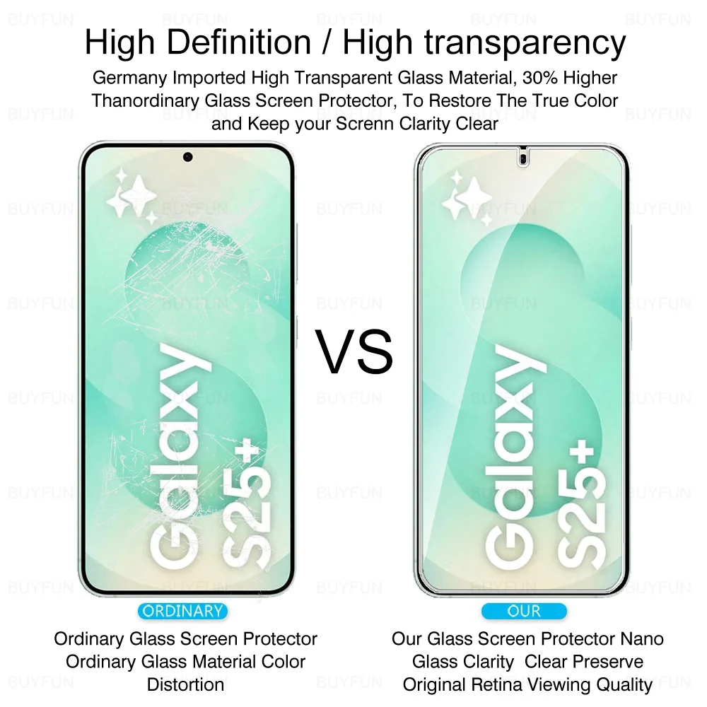 2-Pack Tempered Glass Screen Protector with Full Adhesive Cover