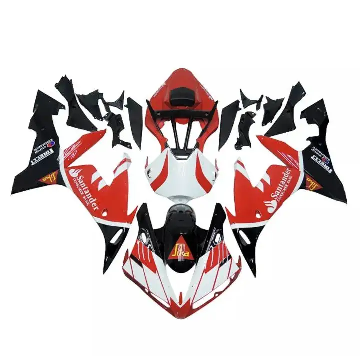 ZXMT-Injection-Fairing-untuk-Yamaha-YZF-R1-2004-2005-2006-Putih-Merah ...