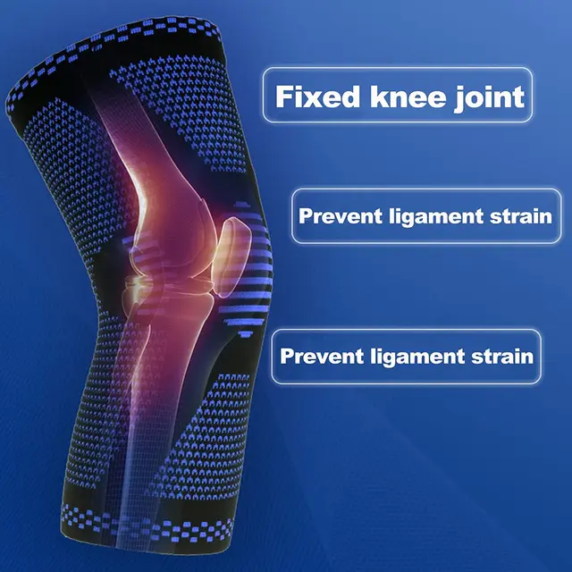 1PCS Knee Brace Support Compression Sleeve with Side Stabilizers and Patella Gel for Knee Pain Meniscus Tear ACL Injury Recovery 2