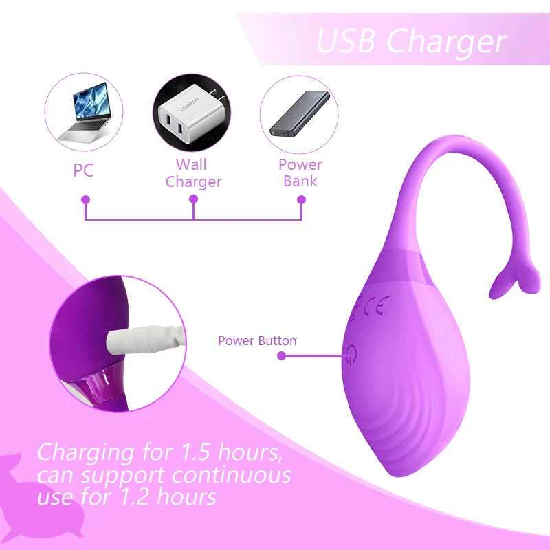 App Gesteuerter Kabelloser Vibrator Bluetooth Wearable Love Egg_voghion.com