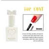 Eleanos 15ML Base No Wipe Top Coat UV Gel Colorful Gel Nail Polish Semi Permanent Soak Off UV LED Nail Art Manicure Nail Varnish 3