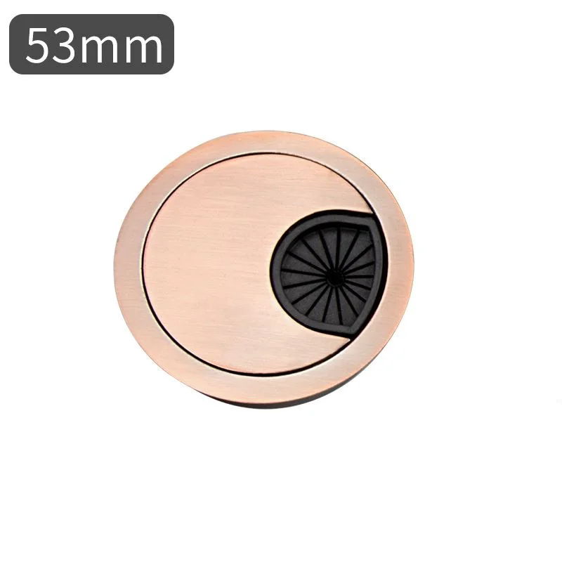 Best seller Table Wire Hole Cover Base Round 60mm Computer Desk Grommet Cable Wire Outlet Port Wire organizer Furniture Hardware