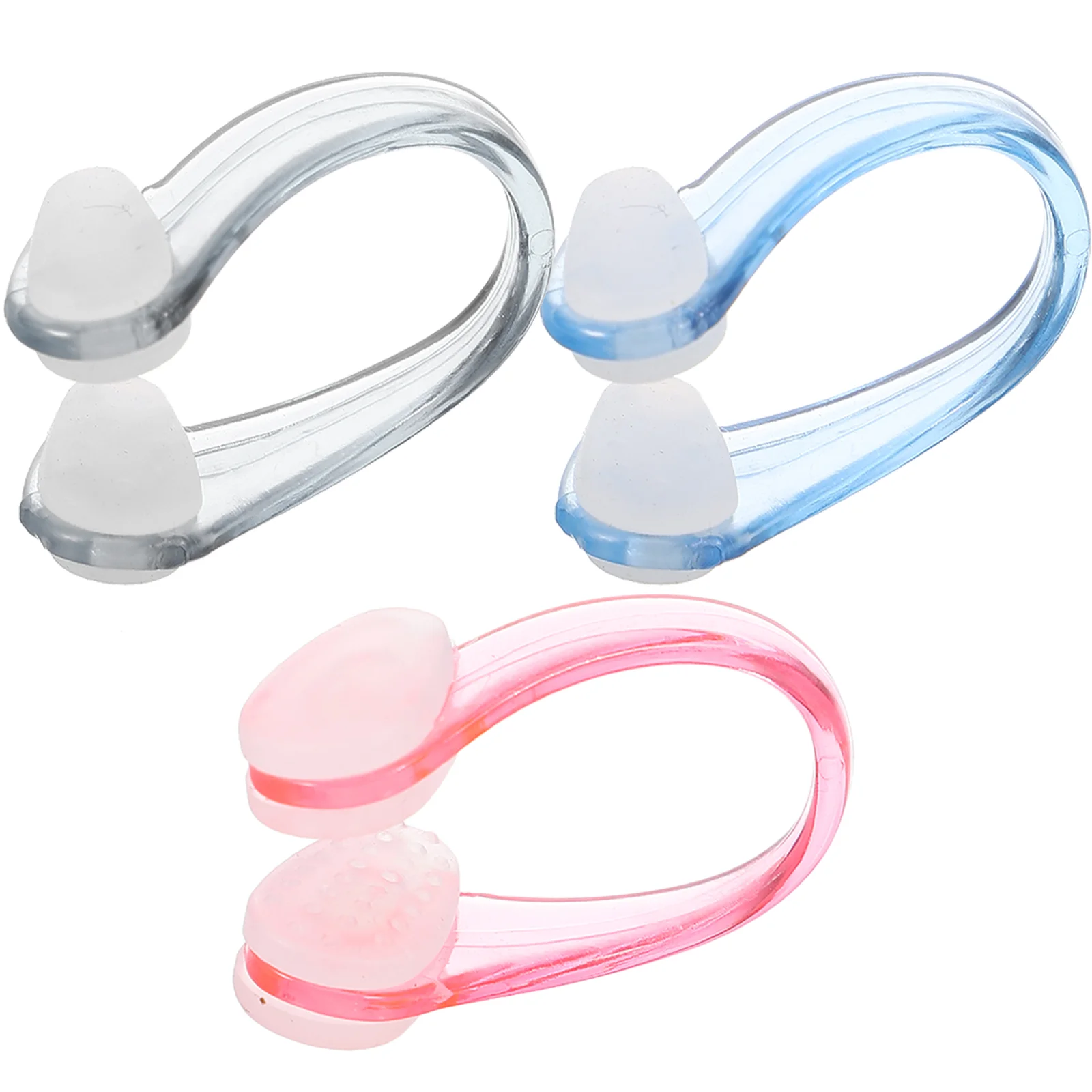 3 Pcs Swimming Nose Clip Clips Kids Plugs for Adults Anti Choking Water Anti-shedding Children