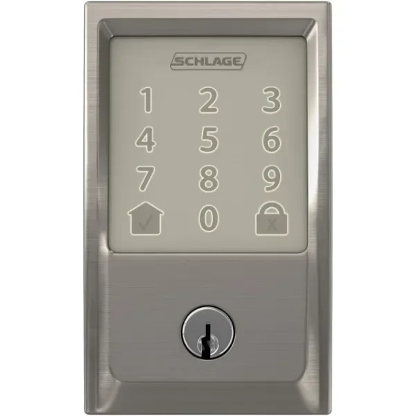 Schlage Encode Smart Wi-Fi Deadbolt Satin Nickel
