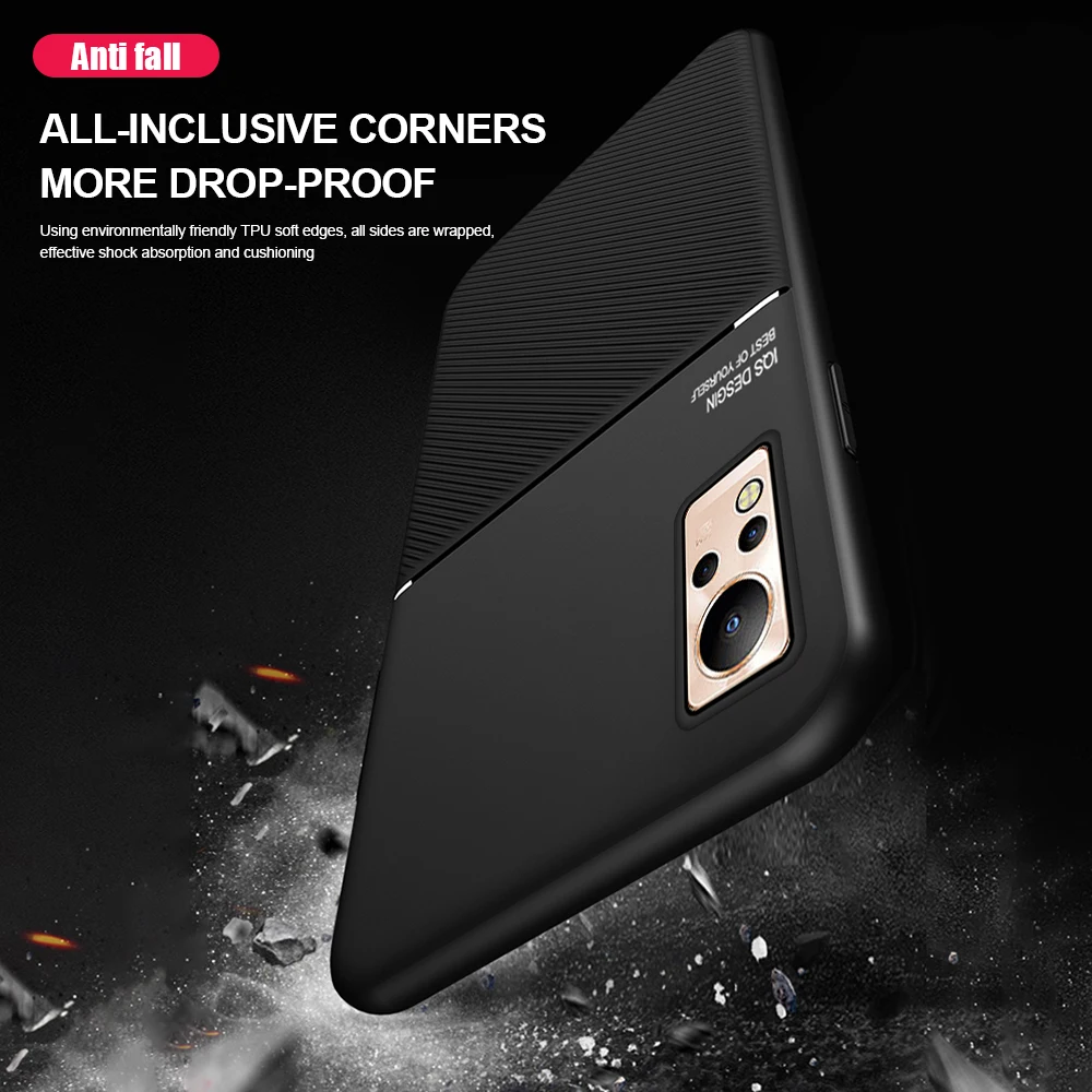 Capa de telemóvel em pele mate para infinix note 12 e 11 série_voghion.com