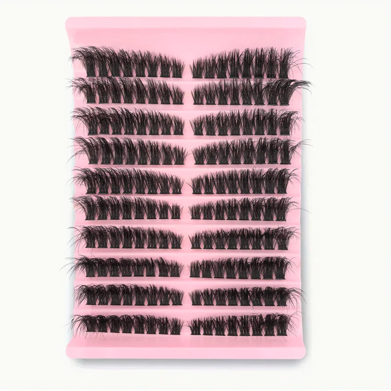 Eyelash Kit Eyelash Extension Kit 10-18mm Natural Fluffy False eyelash Eyelash Lash Clusters Set Bond And Seal Makeup