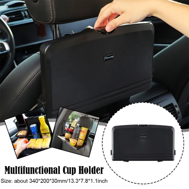 Auto Rücksitz Tablett Tisch Auto Rücksitz Organizer mit Klapptisch für  Lebensmittel Laptop Klapptisch Tablett Reise Aufbewahrung tasche