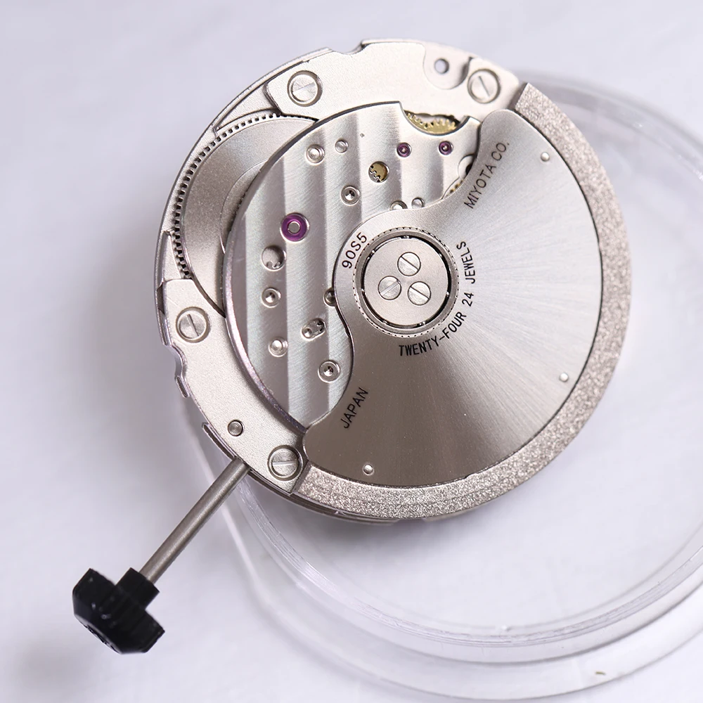 Japan 24 Jewels Watch Movement Automatic Mechanical Movemen 3-Handt For Miyota 90S5 Mechanical Movement Replace Parts