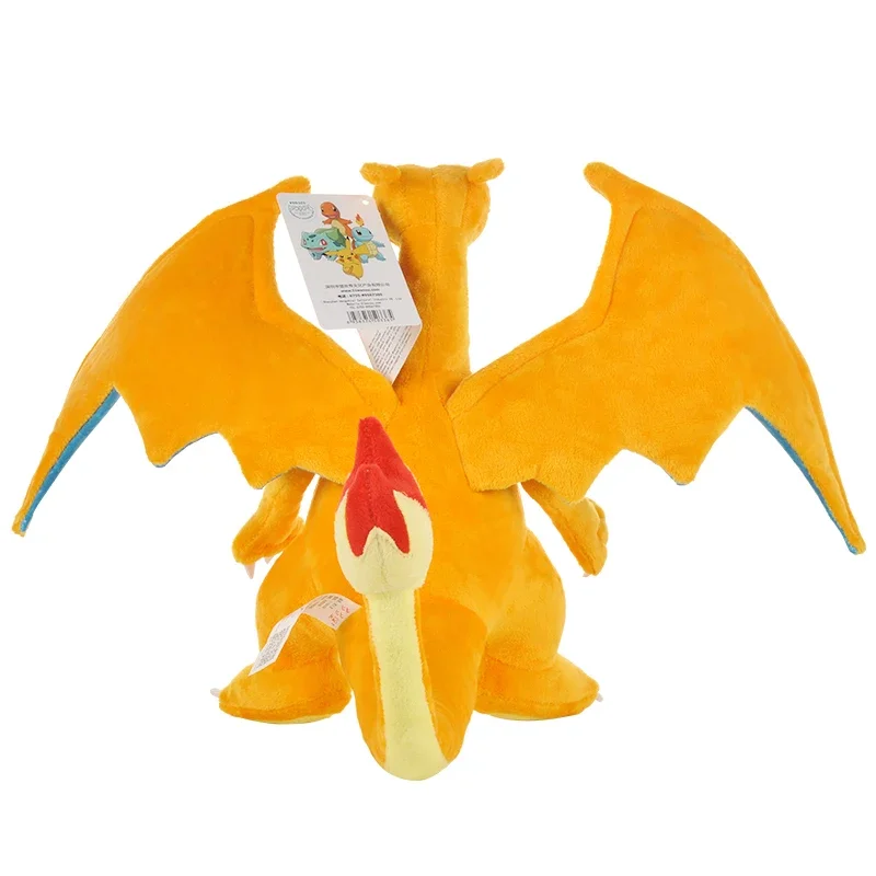 Novo preto charizard brinquedo de pelúcia pokemon peluche enchido boneca  charmander charmeleon evolução dragão presente para crianças - AliExpress