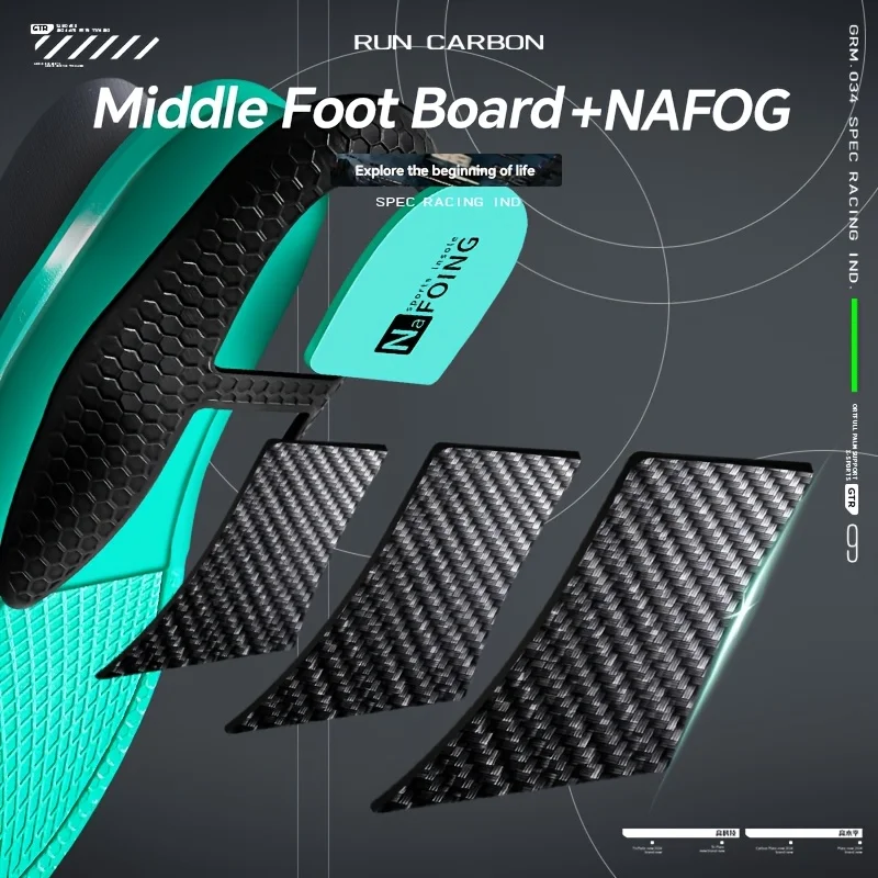 Lightweight Damped Breathable Carbon Fiber Plate Insoles