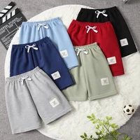Short à Bretelles Solides pour Enfant Garçon et Fille, Pantalon Joker Confortable à Taille artificiel astique, Mode Décontractée, 1/3/6 Pièces 1