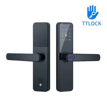 TTLock APP Remote Control Smart Fingerprint Card Password Code Lock With Key 5050 Lock Mortise 1