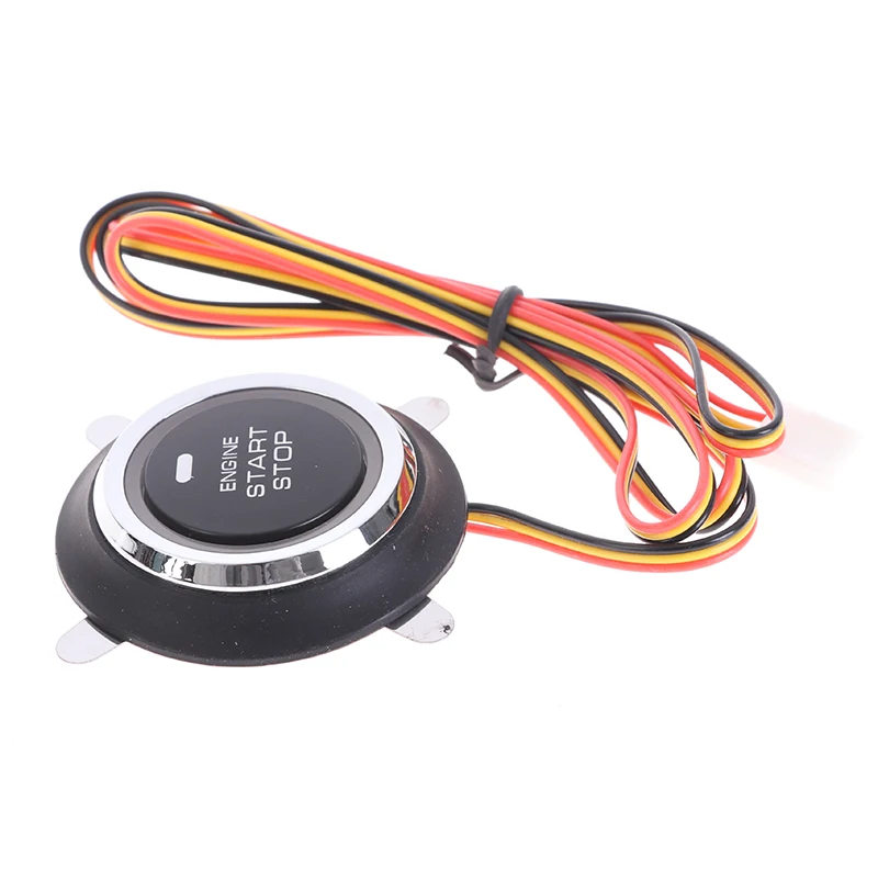 Car Start Stop Button 1 Pc 12V Auto Replacement Car Engine Start Stop Push Button Keyless Entry Ignition Starter Switch