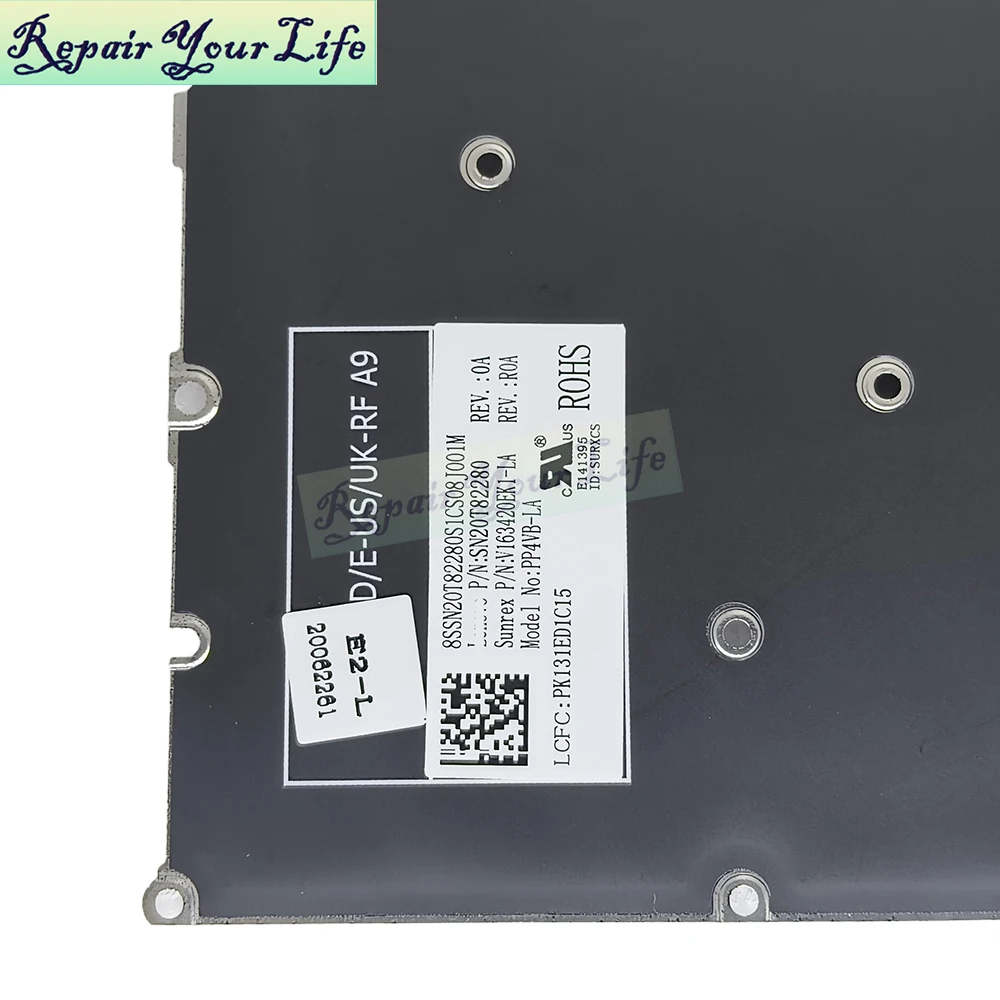 Teclado Retroiluminado Latino hb uk para Lenovo Yoga 14itl5 Notebook Hebraico Pp4vb-uk Sn20t82268 Sn20t82280 - Imagem 3