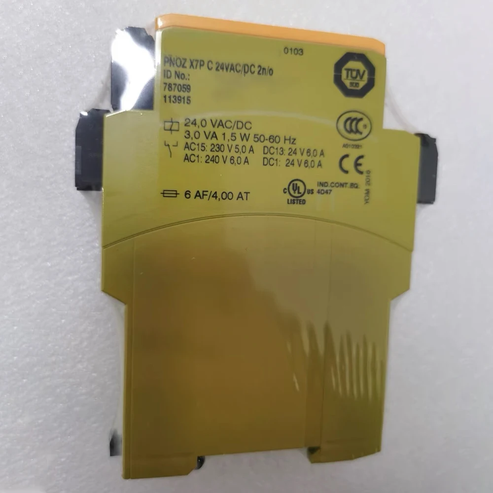 

Новинка, релейный модуль безопасности в коробке для Pilz PNOZ X7P C 787059 24 В