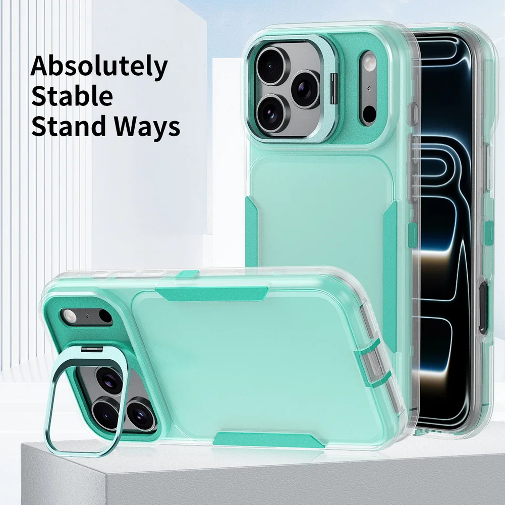 Ultimate 360° Full Protection Heavy Duty Case with Alloy Lens Holder Cover