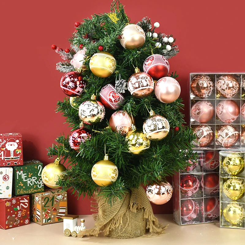 9pcs Christmas Tree Decoration Pinecone Ornaments Diy Material For