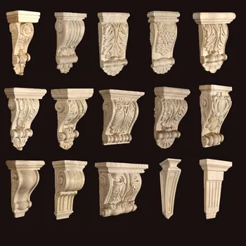 Vintage Roman Wood Applique Trim 1