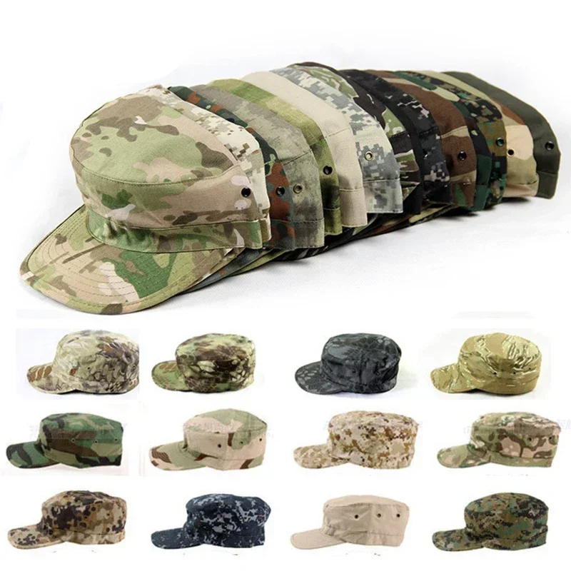 Tactical Men Camouflage Baseball Cap Training Camping Sunscreen Hat Hunting Army Caps Breathable Snapback Gorras Hats Hot