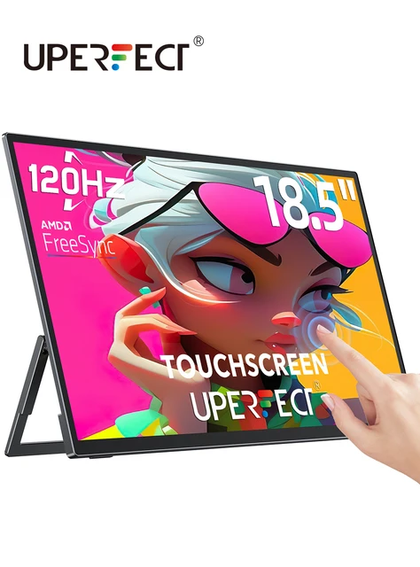 UPERFECT USteam E6 Pro 18.5" Portable Monitor Touch Screen 120Hz Smart Gaming Display For Laptop Phone Xbox PS4 PS5 Switch Mac