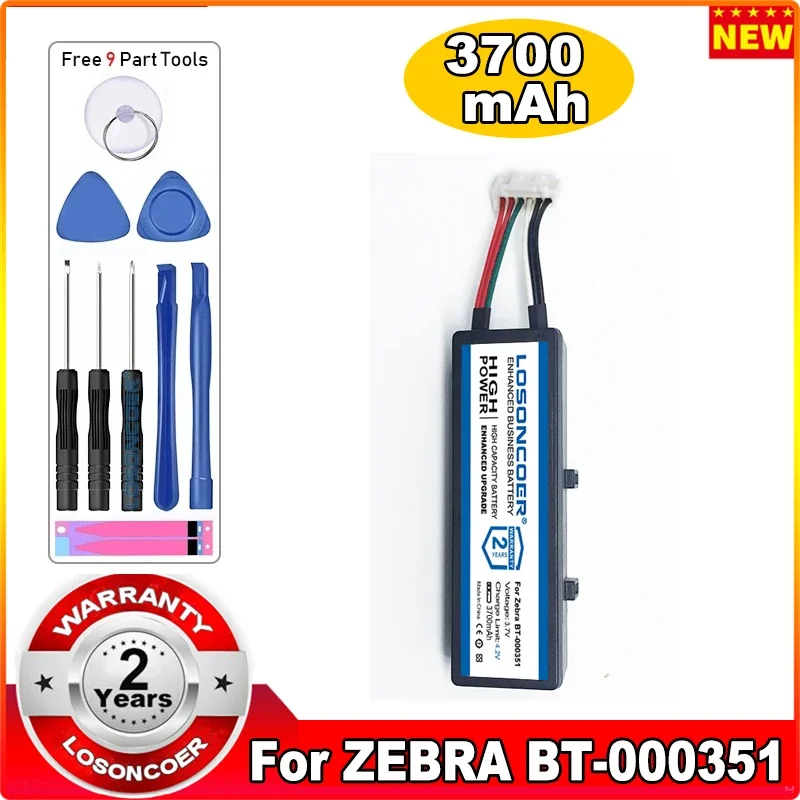 

LOSONCOER 3000mAh Battery For Zebra BT-000351