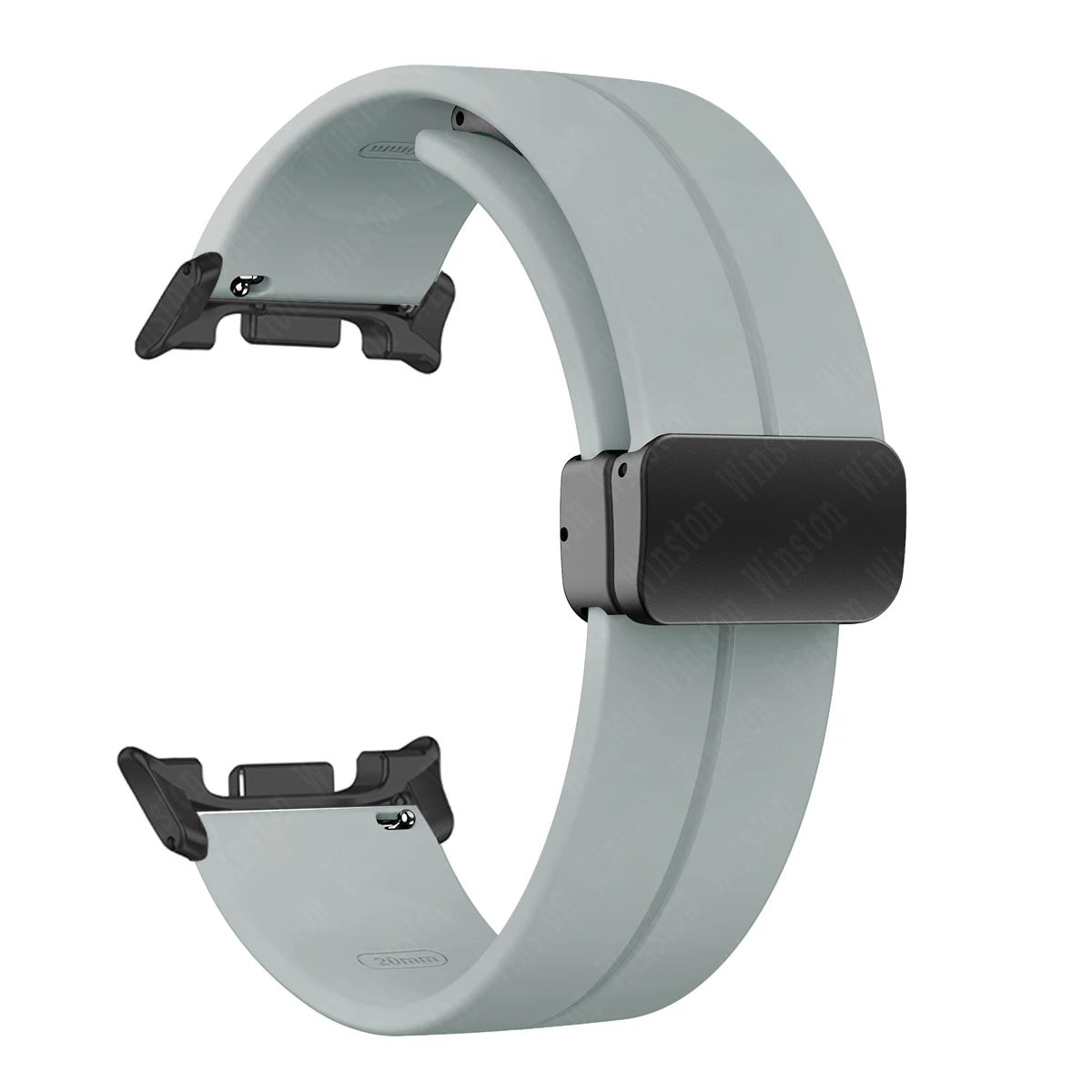 Magnetic Buckle Silicone Watch Band - Universal Fit