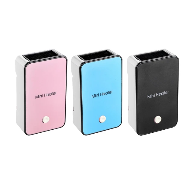 Portable Mini Fan Heater Rechargeable Heating Tool Gifts Electric Space  Heaters Air Warmer for Room Dorm Camping Desktop - AliExpress