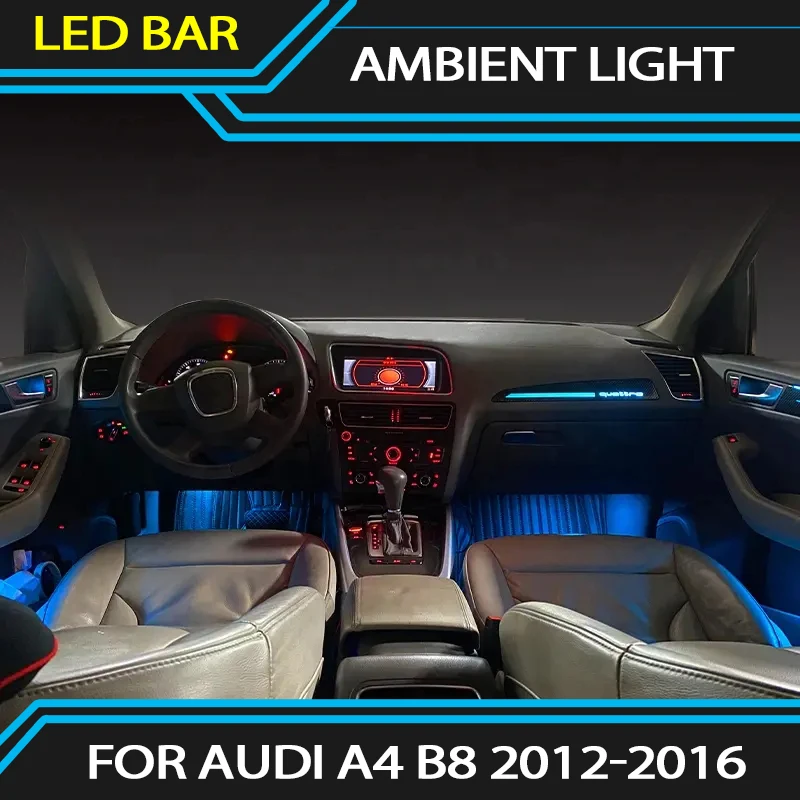 

Внутреннее украшение для Audi A4 B8 2012-2016, 22 цвета