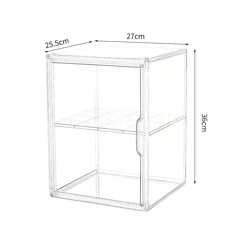 thumbnail image 1 of For Pop Mart Collect Storage Box Transparent With Magnetic Acrylic Doll Toy Display Box Desktop Rectangular Figure Box, 1 of 5