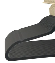 Aazon Basics Sli, Velvet, Non-Slip Suit Clothes Hangers, Black/Silver - Pack Of 100 Black - Foto 11