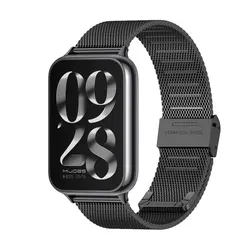 Premium Sport Strap for Smart Fitness Bracelet Watch (Black 1)