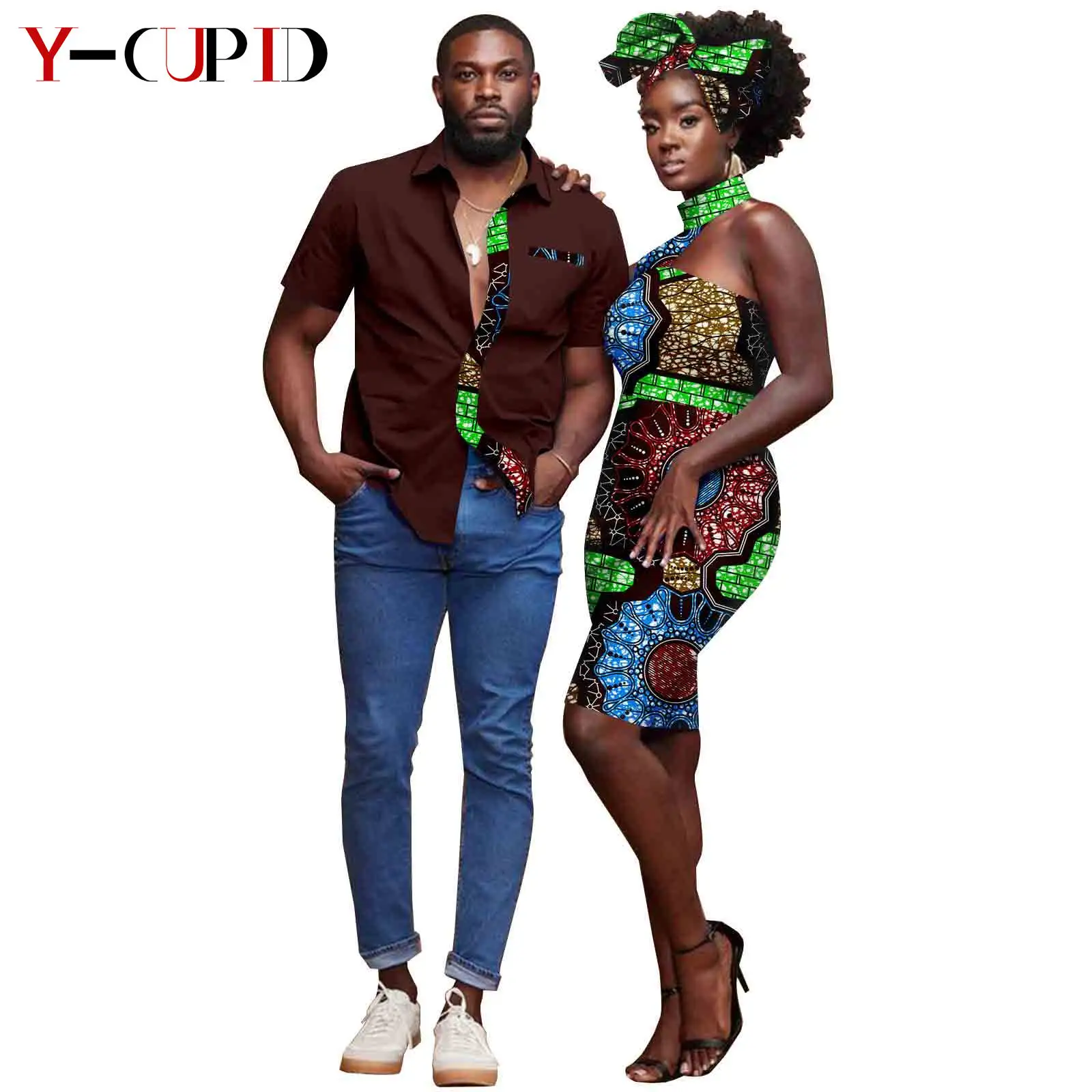 ������ ������ī Ŀ�� ��, Dashiki Bazin Riche ������ �پ� �� �巹��, ��� �� ��Ī, ���� �ǻ�, ž ����, Y22C084