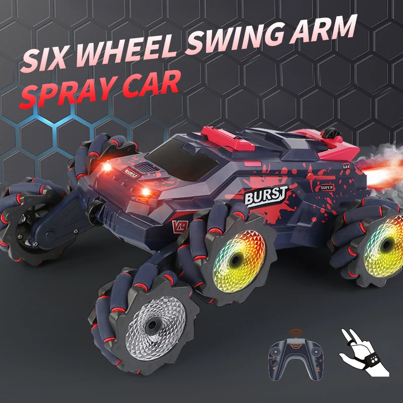 Jc03 Pro Guanti Controllati Auto Ricaricabili Radiocomando Coches Stunt Mini 4Wd Spedizione Gratuita 360 Rolling Spray Car Truck
