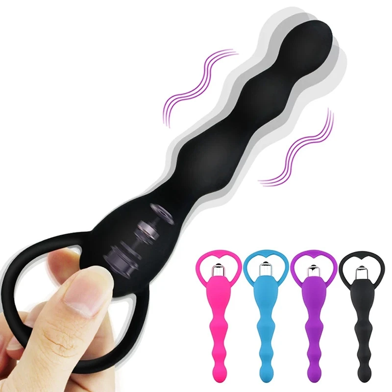 Vibrating Anal Plug And Prostate Massager Silicone Butt Vibrator_voghion.com