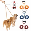 Pet Double Leash 360 Degree Rotation Knotless Pet Walking Leash With Double End Dog Walking Leash Nylon Free Safe Traction Ropes 1