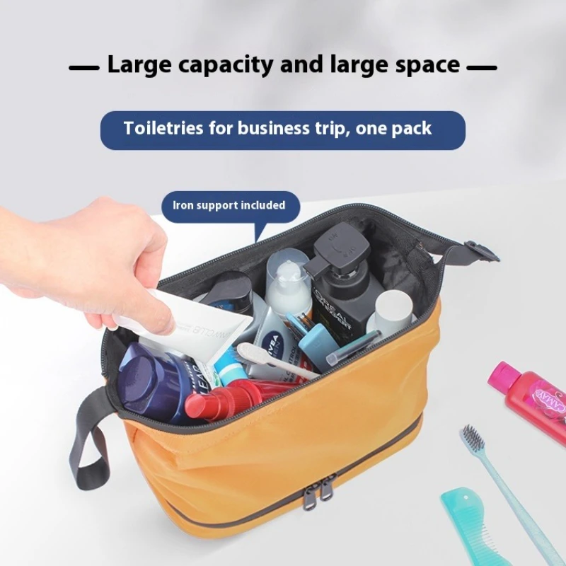 Toiletry Bag Storage Pouch Makeup Bag Travel Organizer for Father Day Gifts Traveling Toiletries Outdoor Business Trip