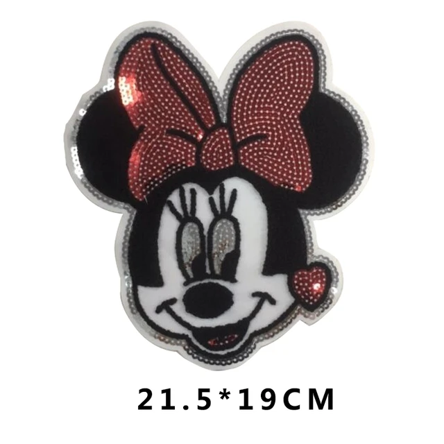 Cartoon Mickey Mouse towel embroidered size Mickey patch autumn and winter  sweater baseball uniform decorative embroidery