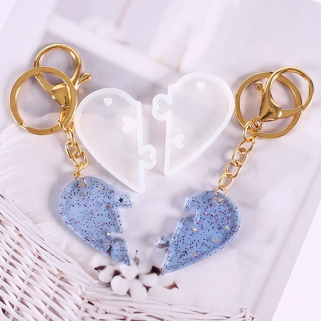 Epoxy Resin Mold Crystal Jewelry Heart Pendant - Pendant Silicone Mold  Round Heart - Aliexpress