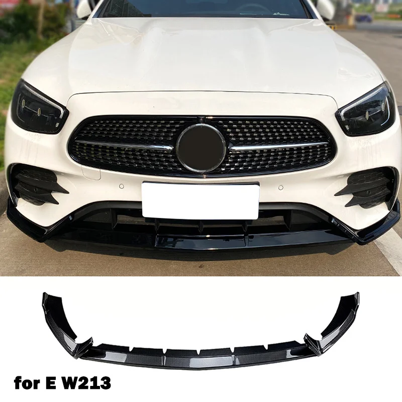 

For Mercedes Benz E Class W213 C238 A238 Coupe E260 E300 E350 E450 E220 Front Bumper Lip Spoiler Splitters Diffuser Body Kit