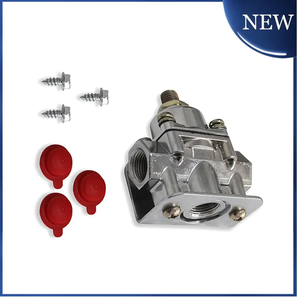 Brand New Carburetor Fuel Pressure Regulator 12-804 1-4 PSI 3/8 Inch NPT Inlet Outlets Automotive Adjustable