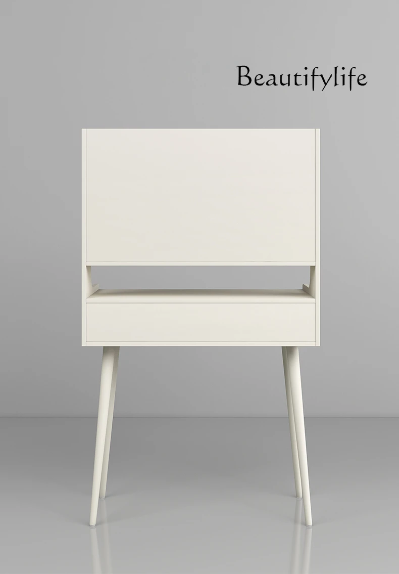 

Light Luxury French Bedroom Modern Simple Small Apartment Cream Style Dressing Table