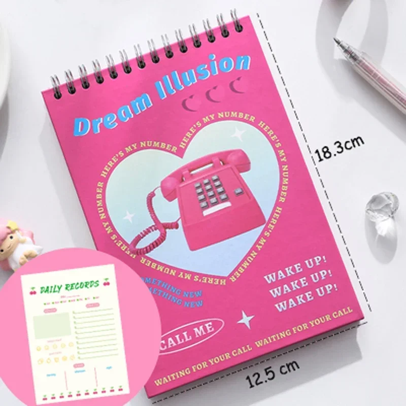 Weekly Planner: Undated Spiral Agenda with Pouch - A5 Notebook for 52 Weeks of Scheduling