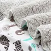 Baby Blankets New Double Layer Super soft Fleece Infant Bebe Swaddle Envelope Wrap For Newborn Baby Boys Girls Bedding Blanket 4