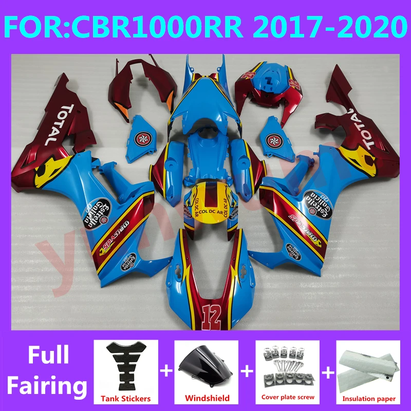 

Новый комплект обтекателей для мотоцикла ABS подходит для CBR1000RR CBR1000 CBR 1000RR 2017 2018 2019 стандарта красного и синего цвета
