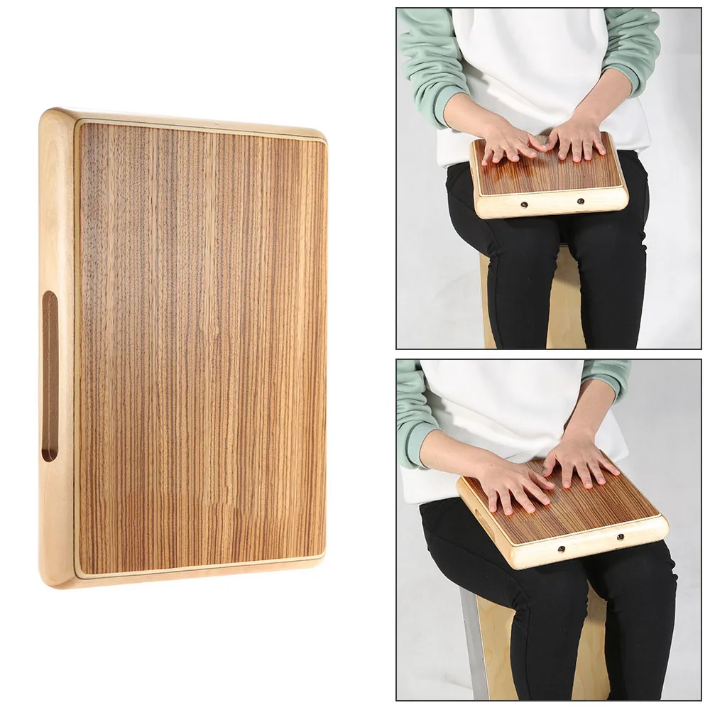 Cajon Drum Compact Travel Box Drum Flat Hand with Adjustable Strings Carrying Bag musical percussion instruments
